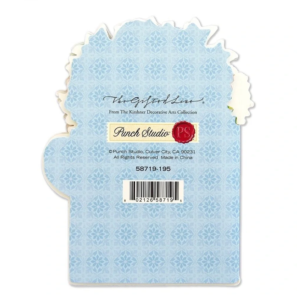 Punch Studio Single (1) Embellished 3D Card ~ Kittens in Tea Cup (58719)